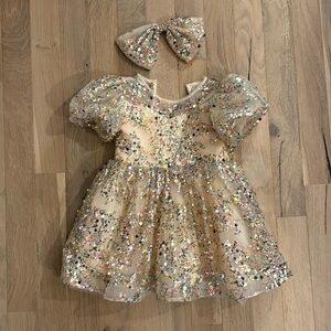No brand Girl Sparkle Dress Age 10.